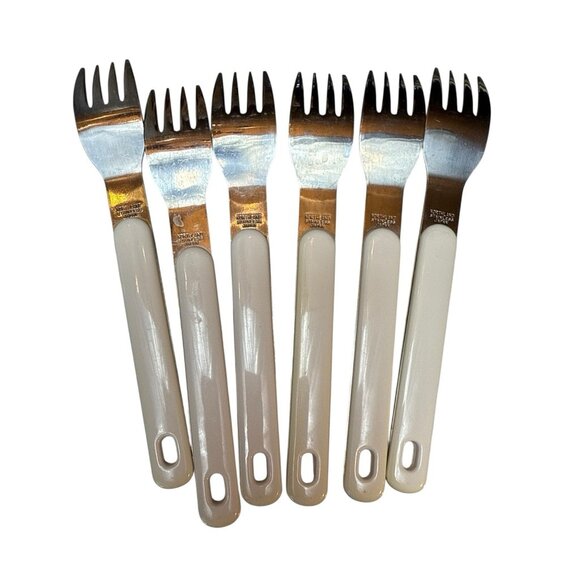 VTG Northland Stainless Japan Christmas Trees Flatware For 6 - 24 Pieces - Picture 3 of 11